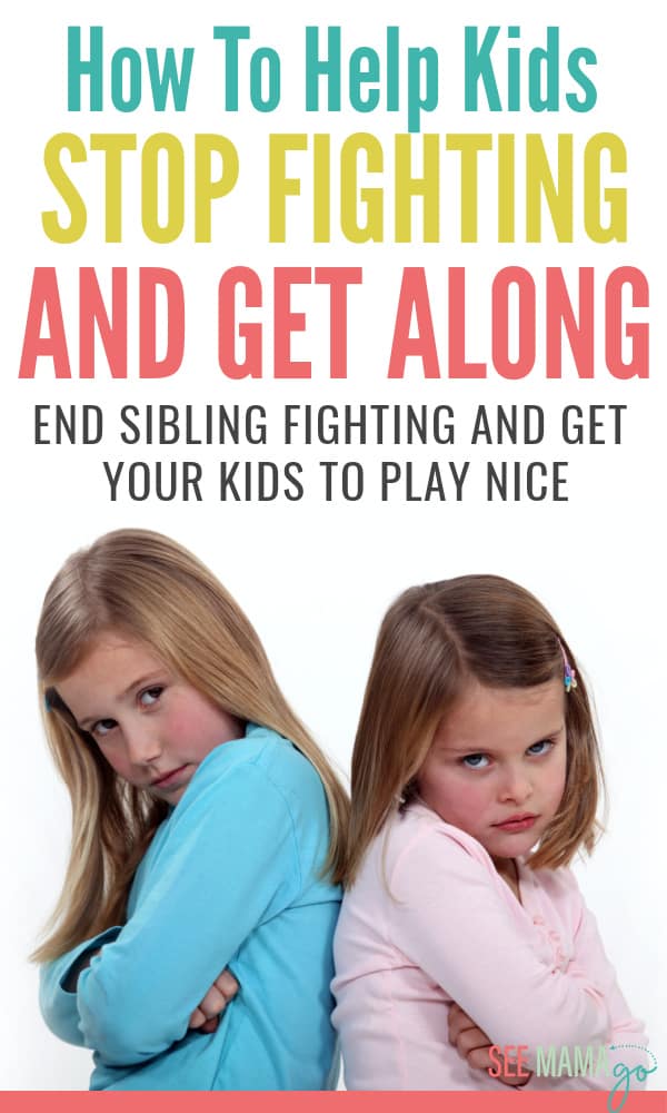 How to put an end to sibling fighting