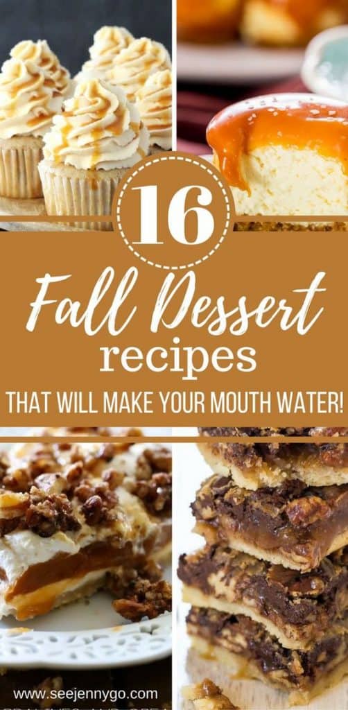 Easy to make Fall dessert recipes