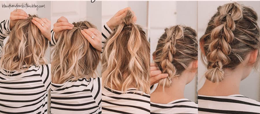 Easy Hairstyles for Short to Medium Length Hair - See Mama Go