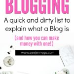 what is blogging