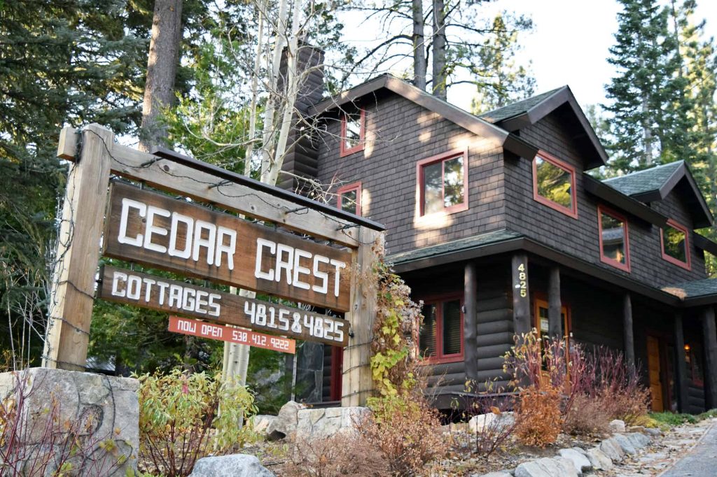 Cedar Crest Cottages, Lake Tahoe cabin