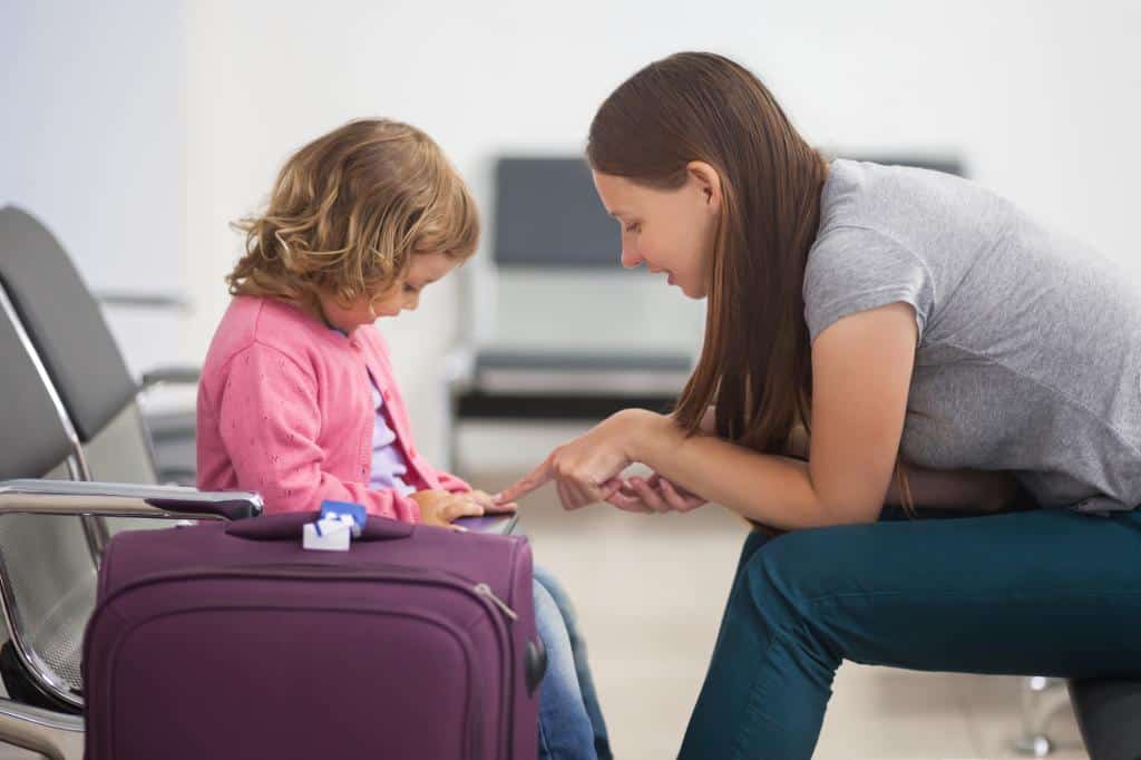 Flying with kids