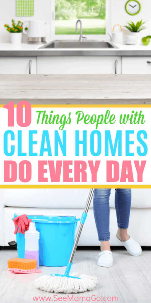 make your home appear cleaner and more organized with very little effort, how to keep a clean house, simple ideas and solutions for the busy mom