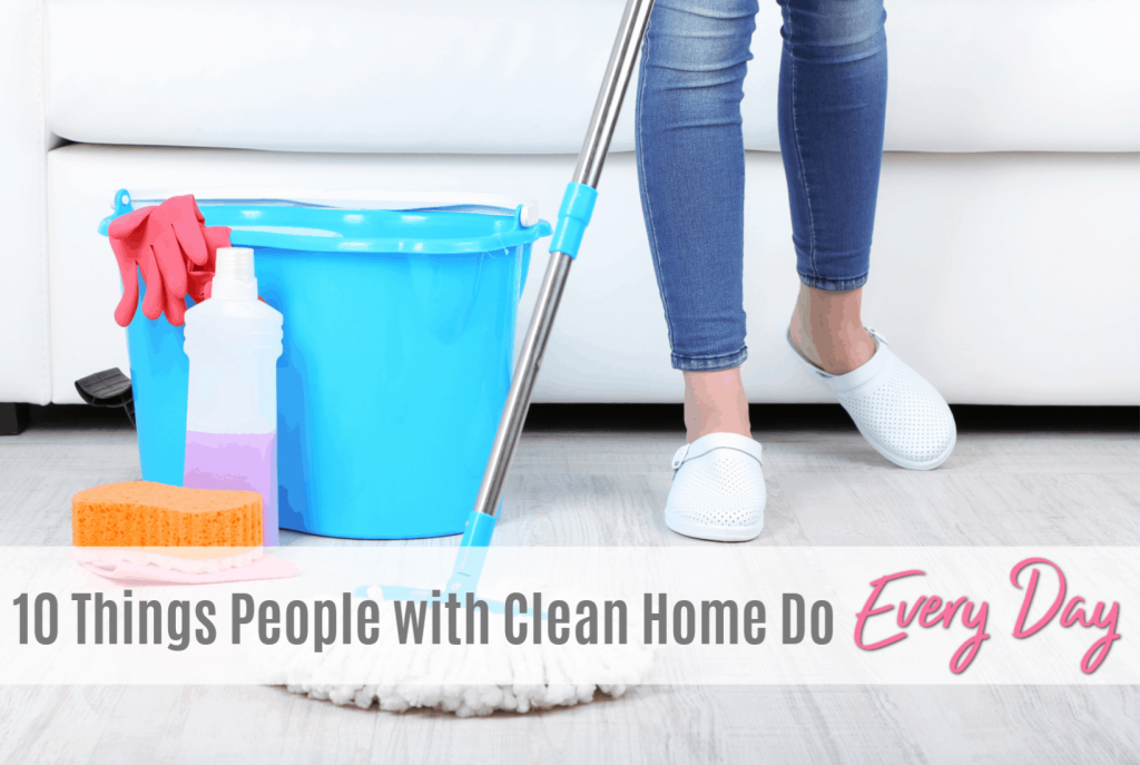 make your home appear cleaner and more organized with very little effort, how to keep a clean house, simple ideas and solutions for the busy mom