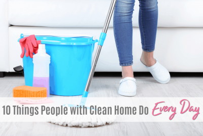 make your home appear cleaner and more organized with very little effort, how to keep a clean house, simple ideas and solutions for the busy mom