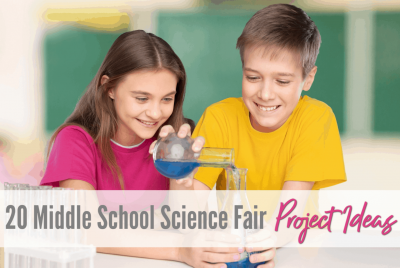 middle school science fair project ideas. Fun and easy experiment ideas for school.