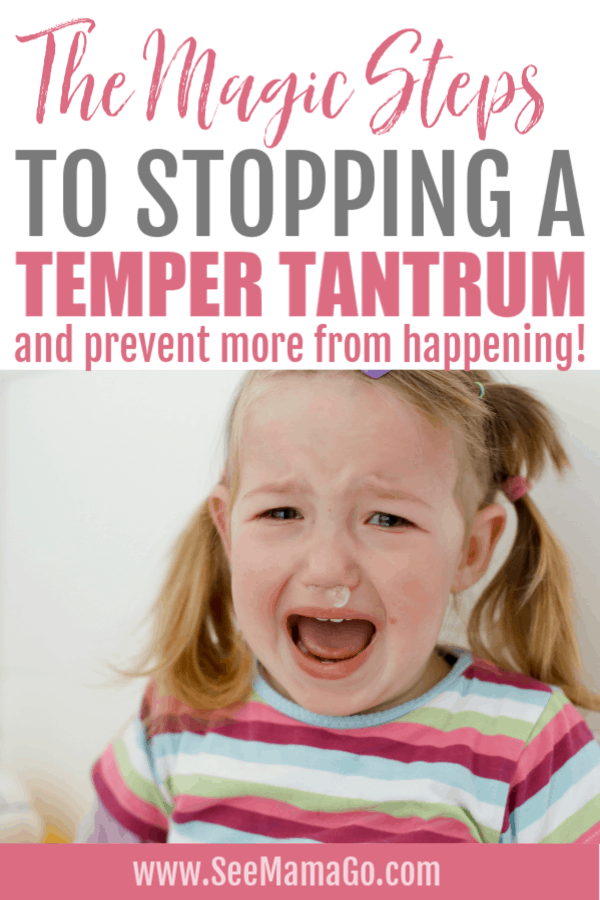 tips and tricks to stopping a temper tantrum in toddlers