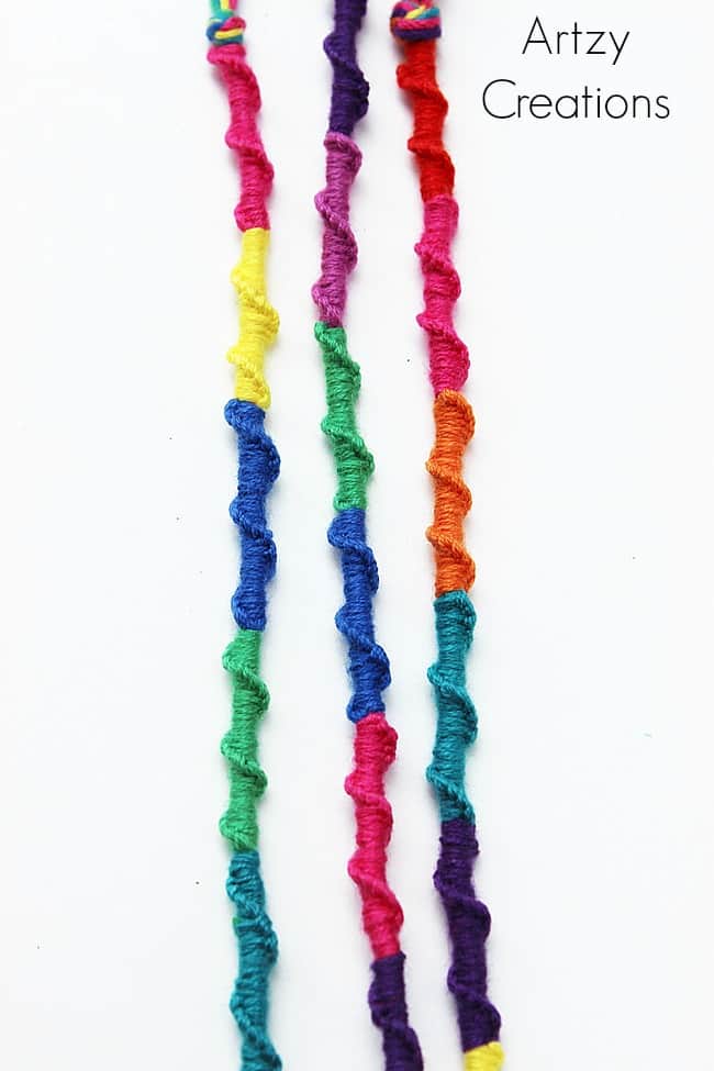 Chinese ladder friendship bracelet