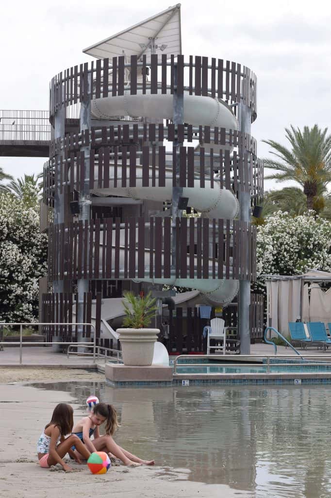 waterslide at Hyatt scottsdale