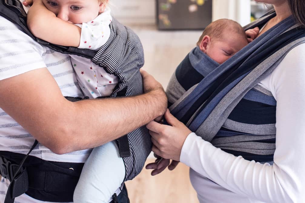 baby in sling