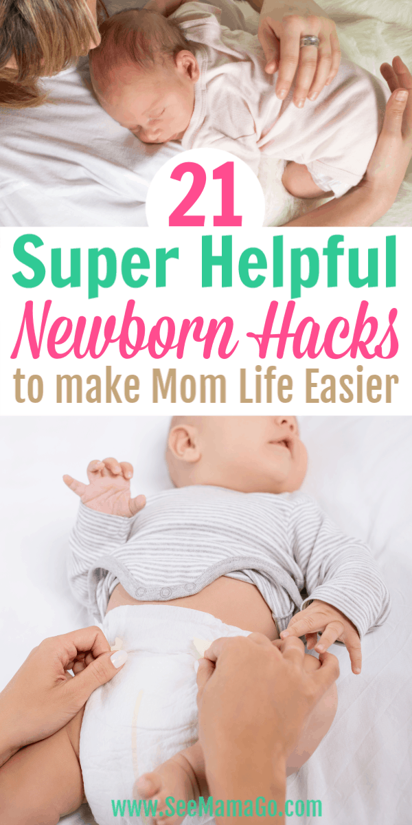 incredibly helpful newborn hacks