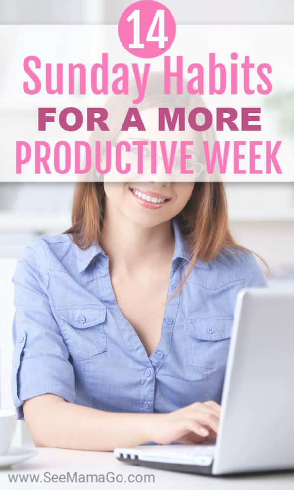 Sunday Habits for a more productive week