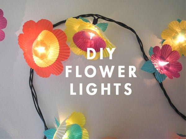 DIY flower lights