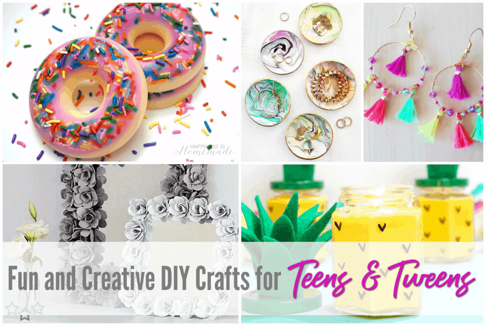 25 Cool and Creative DIY Crafts for Teens and Tweens - See Mama Go