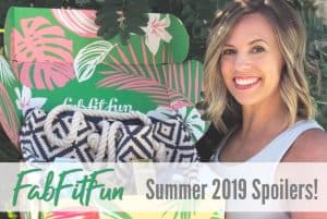 fabfitfun summer 2019 subscription box, spoilers, review