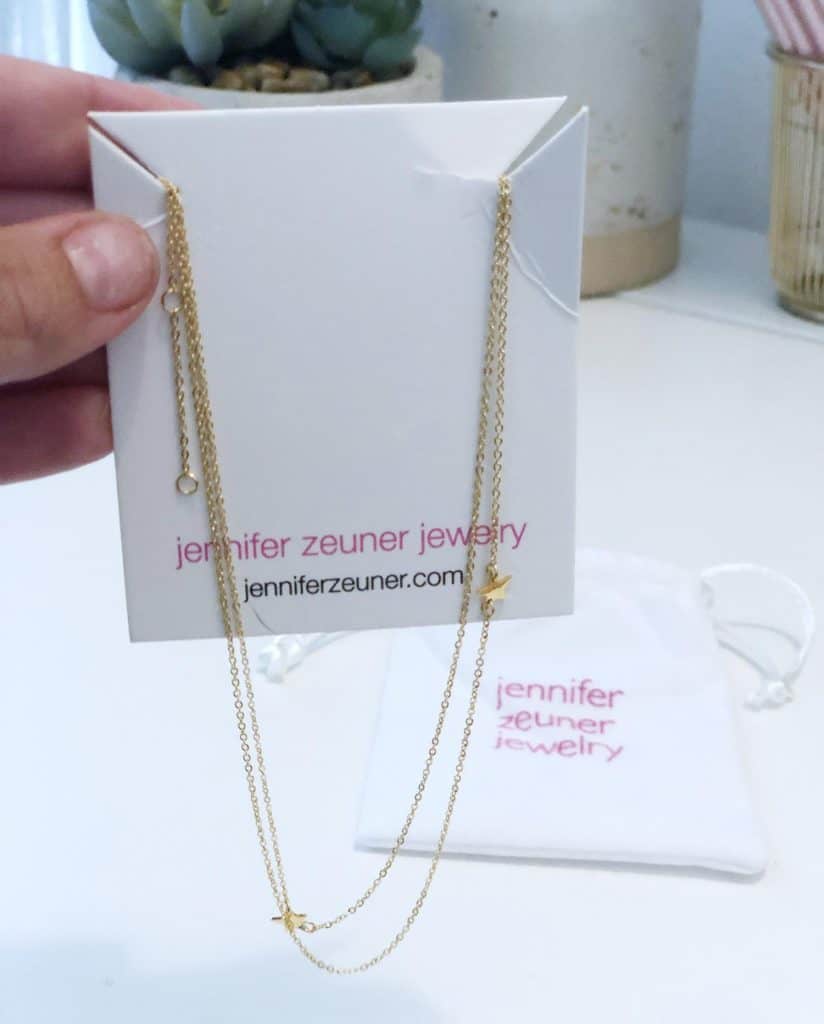 Jennifer Zener star double necklace