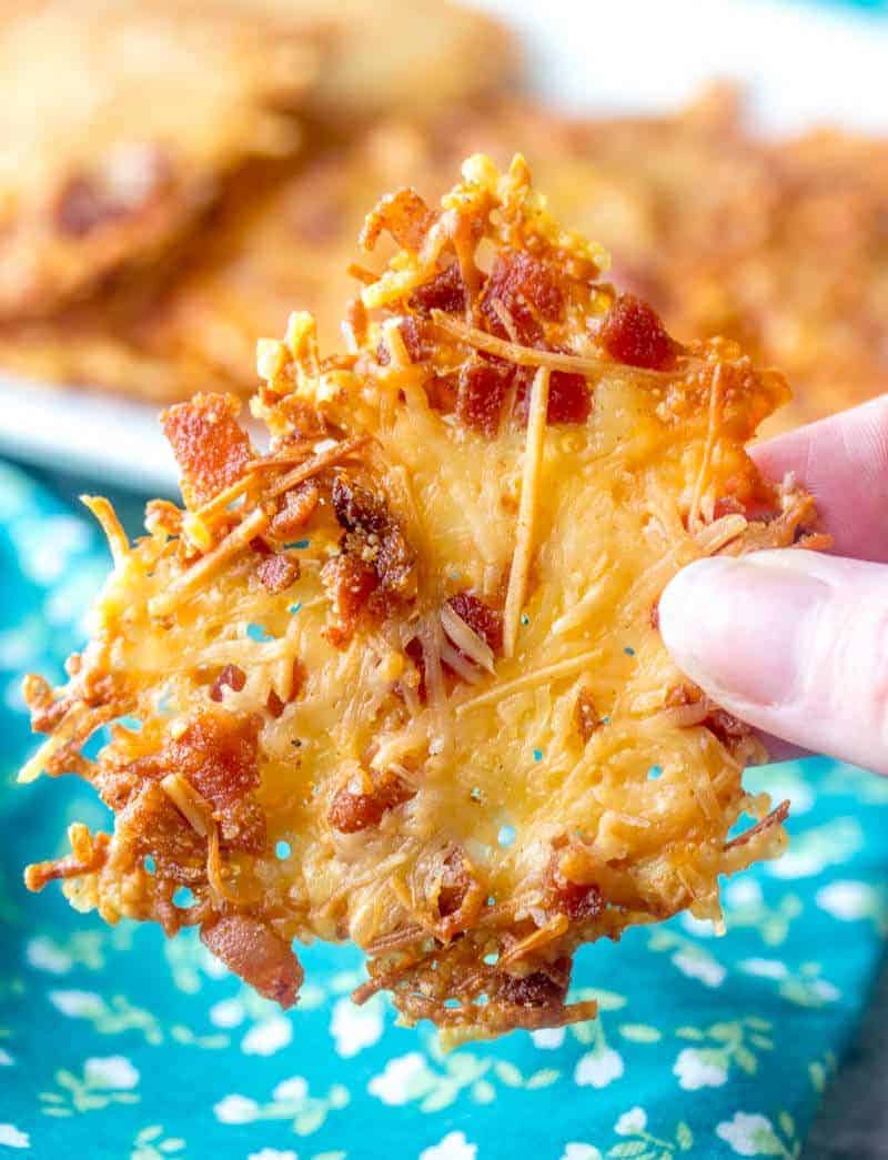 bacon parmesan crisps