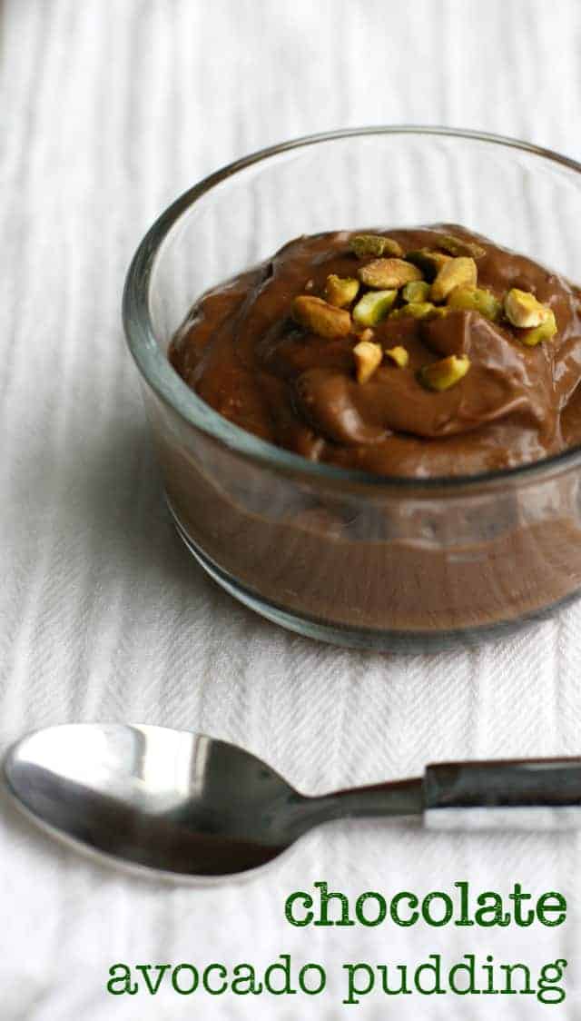 chocolate avocado pudding