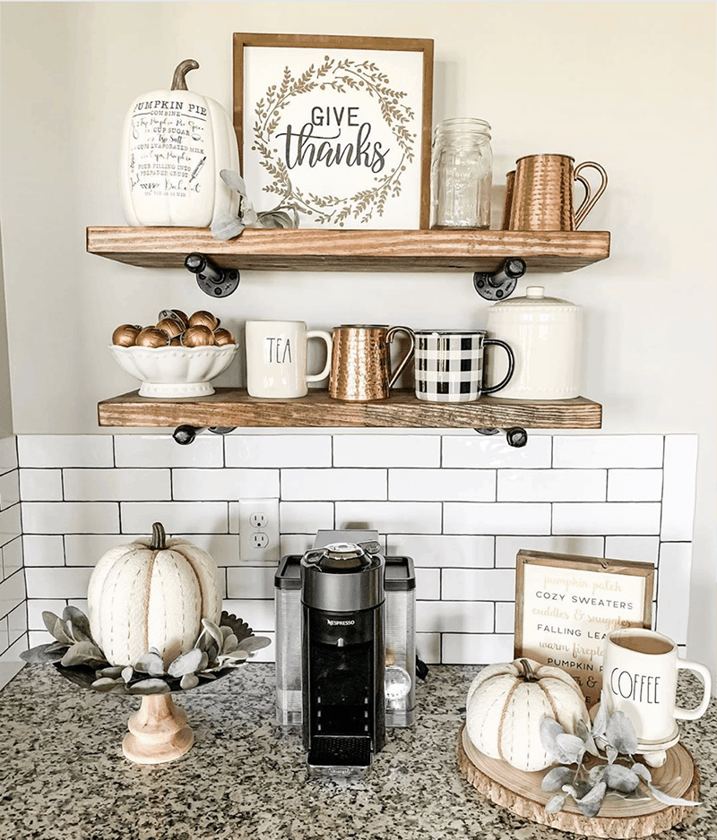 DIY Coffee station at home
