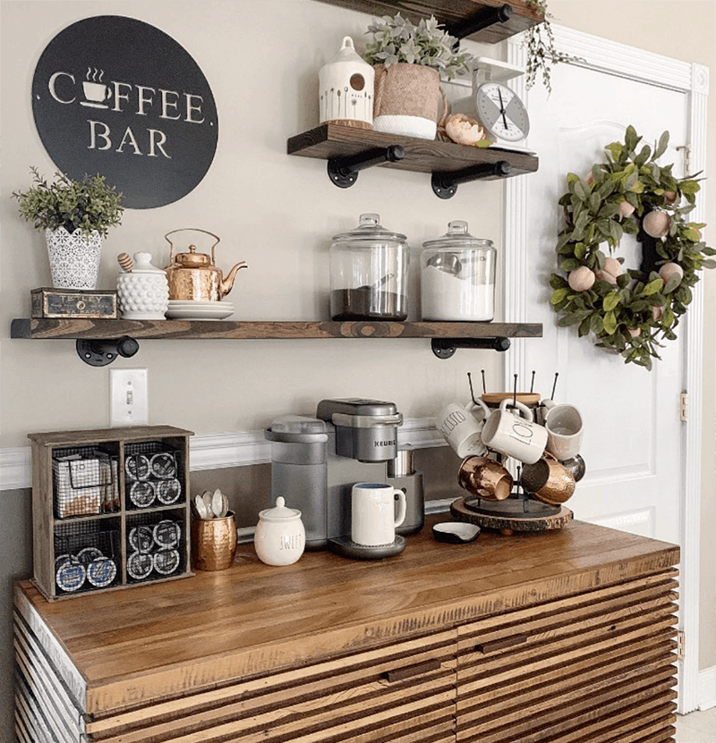 DIY Coffee station at home