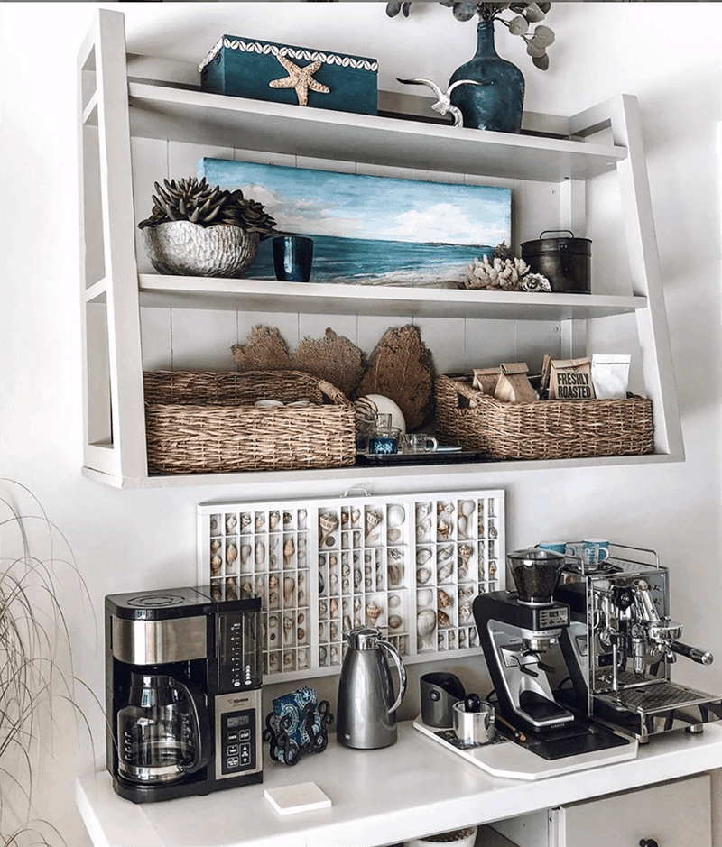 beach coffee station