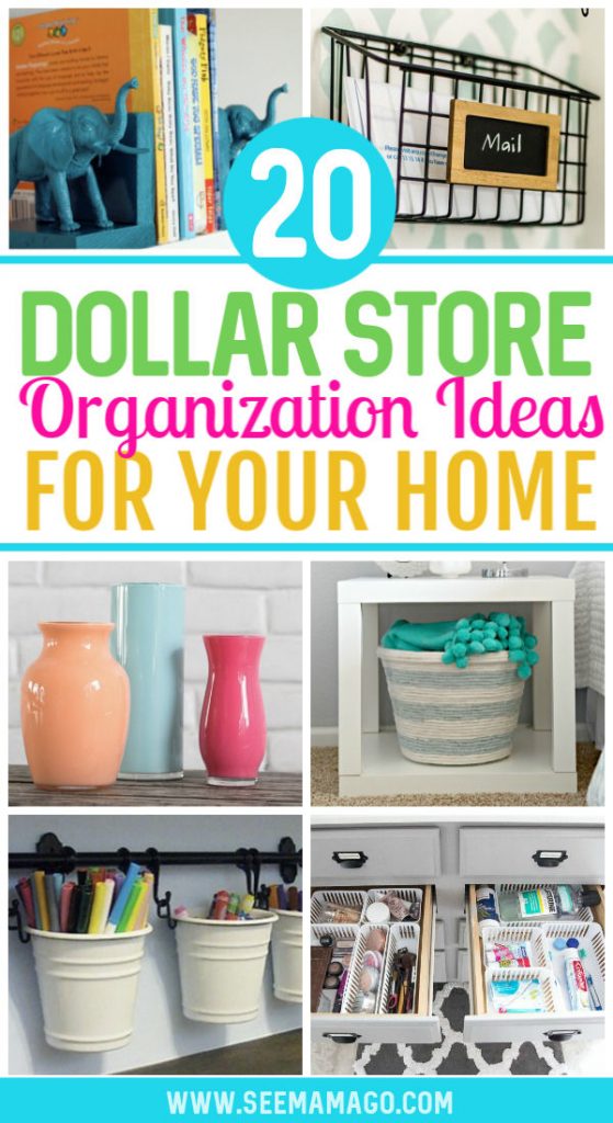 Dollar Store organization ideas