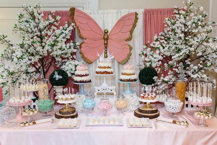 enchanted garden baby shower 