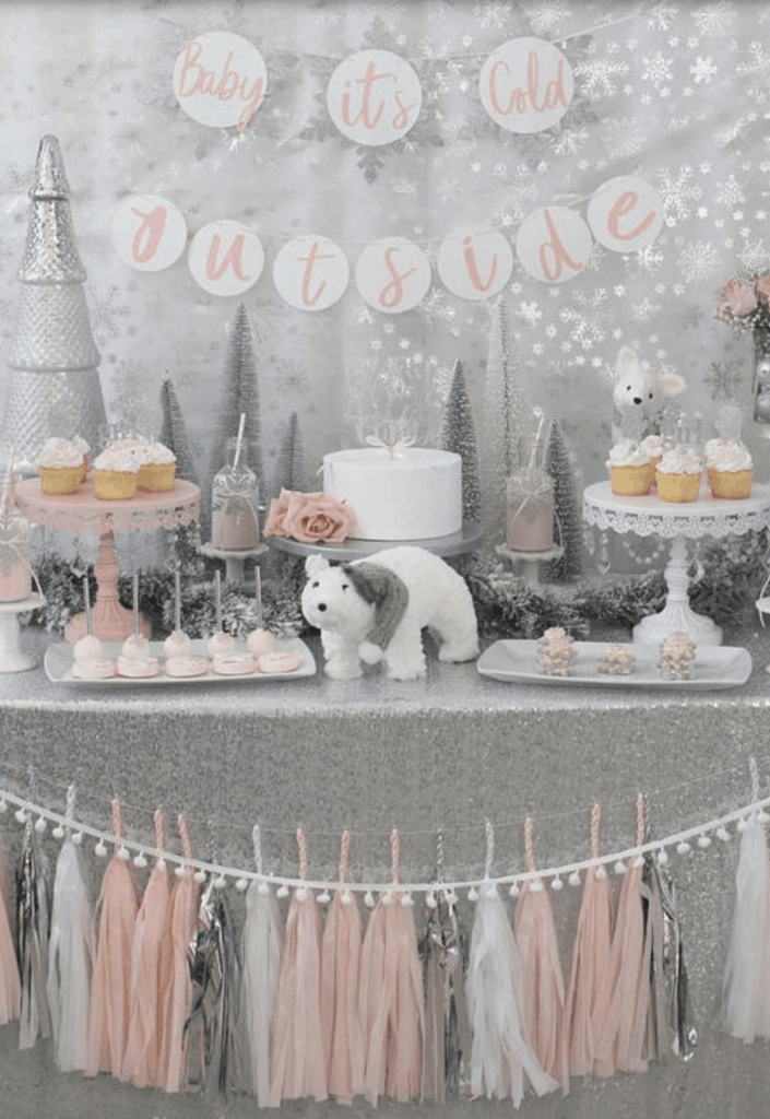 baby its cold outside baby shower theme