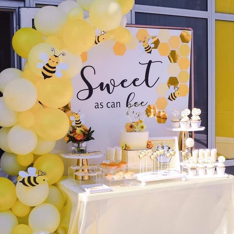 Sweet as Can Bee Baby Shower Theme