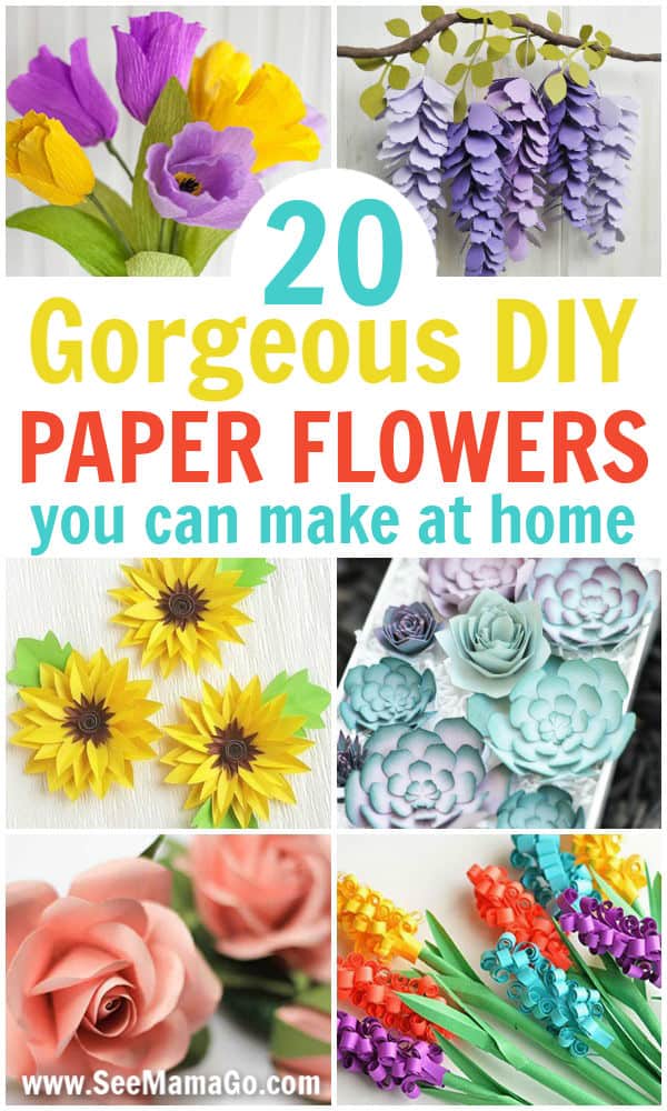 How to Make Paper Flowers At HOme