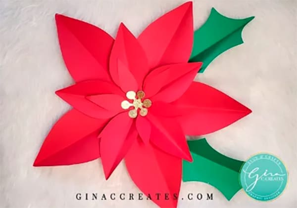 How to Make a Paper Poinsetta