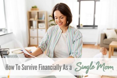 how to survive financially as a single mom