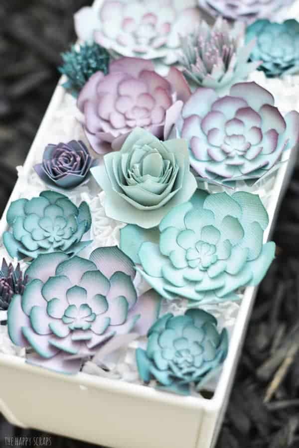 DIY Paper Succulents