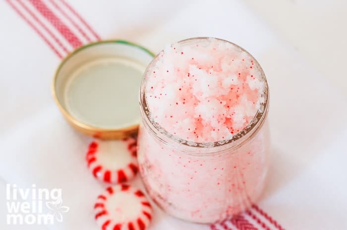 DIY Peppermint Sugar Scrub